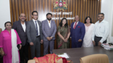 U.S. Spiritual Advisor meets Karnataka NRI Forum Deputy Chairperson Dr. Arathi Krishna